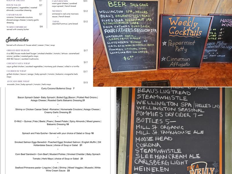 Einstein's Cafe Menu