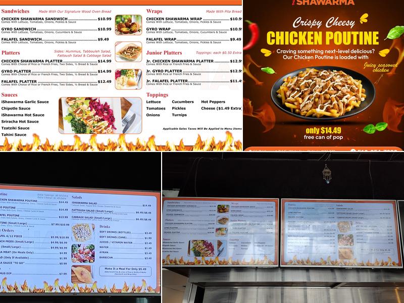 iShawarma Menu