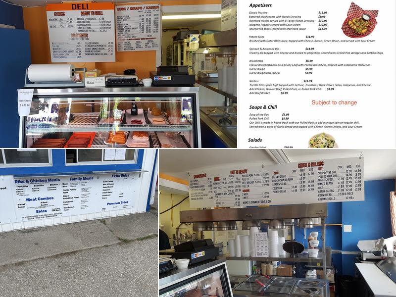 Gator BBQ Menu