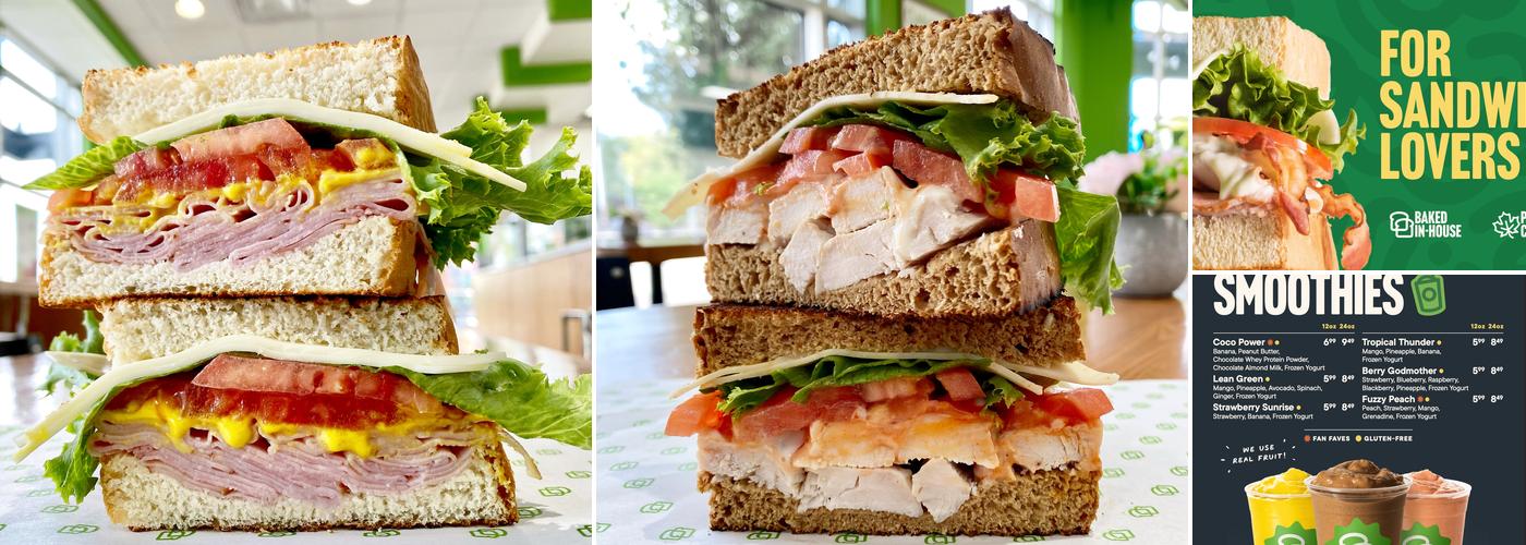 Press'd Sandwich Shop Menu