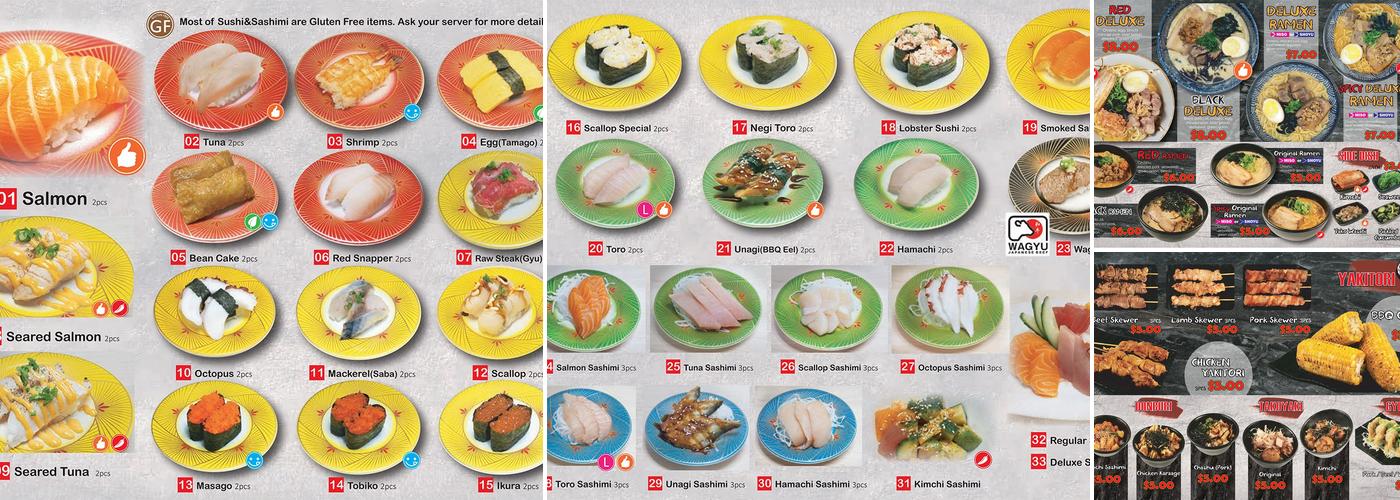 Subway Menu