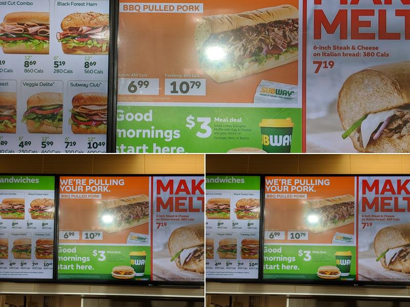 Subway Menu