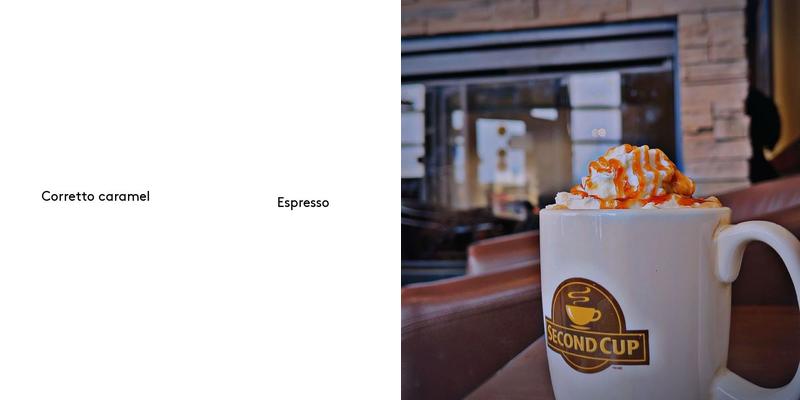 Second Cup Café Menu