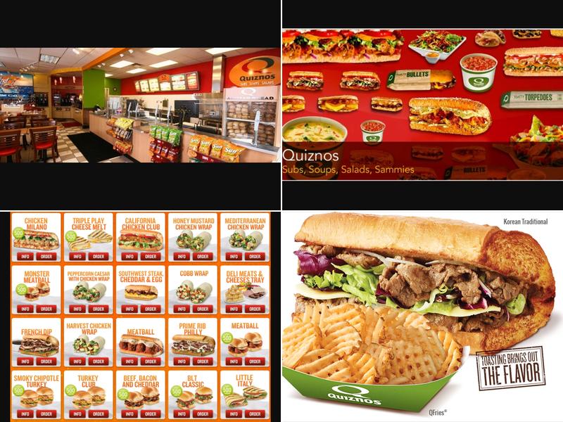 Quiznos Menu