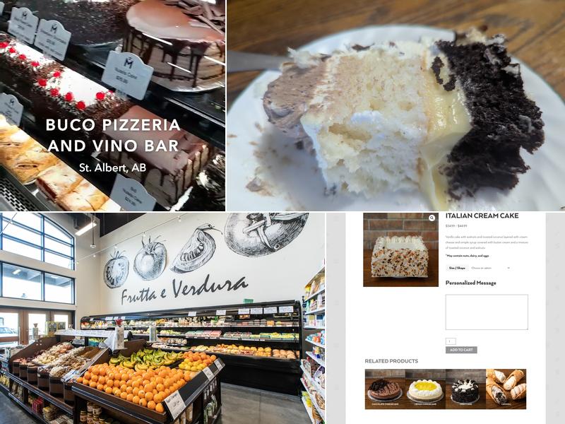 Italian Bakery's Mercato Menu