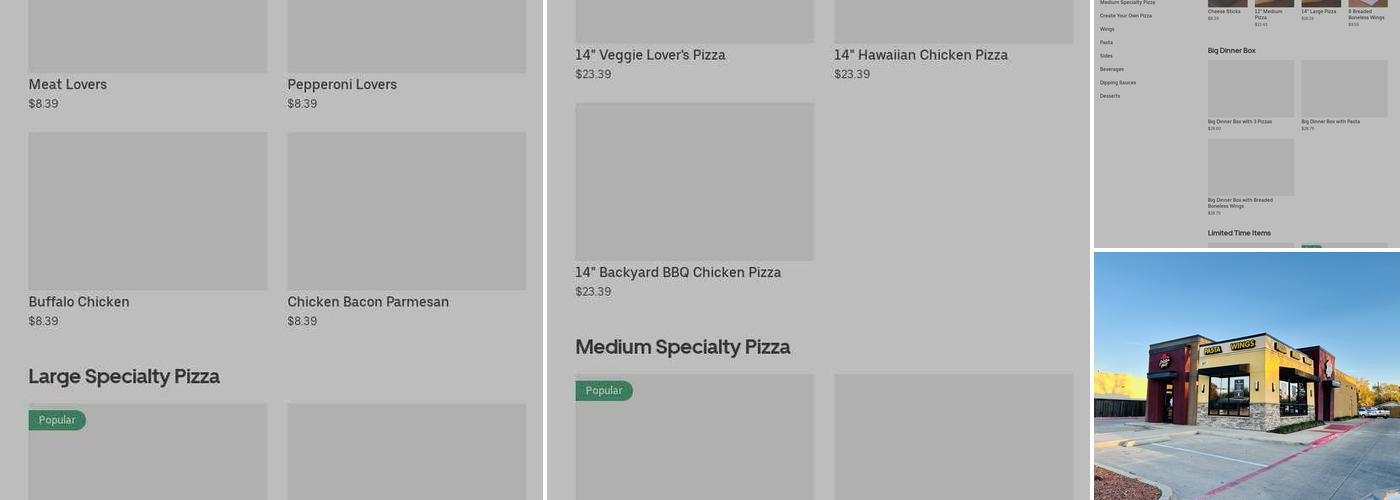 Pizza Hut Menu