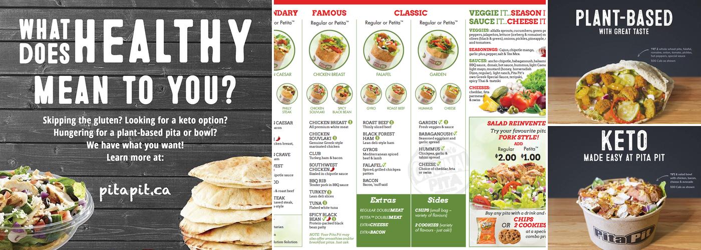 Pita Pit Menu