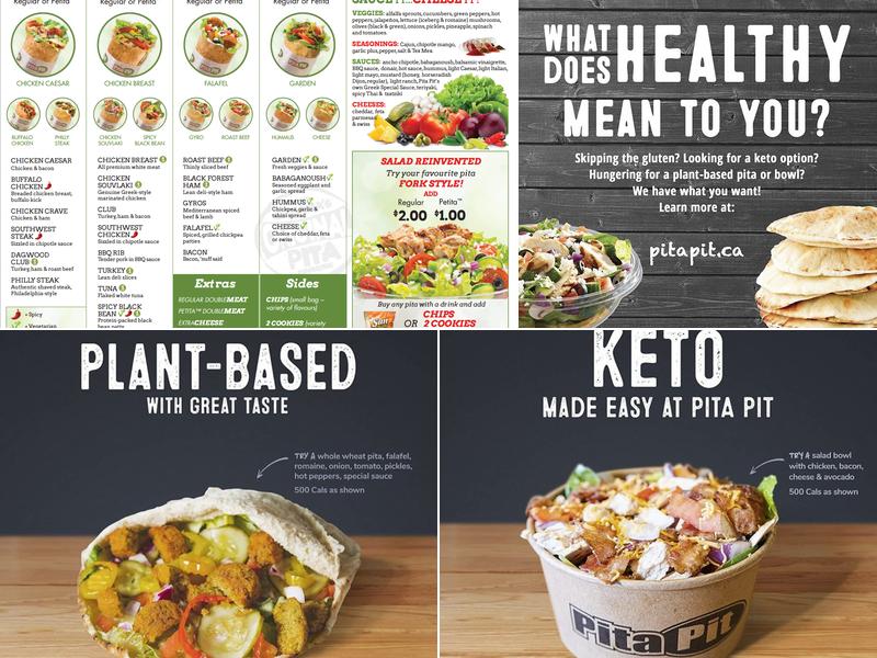 Pita Pit Menu