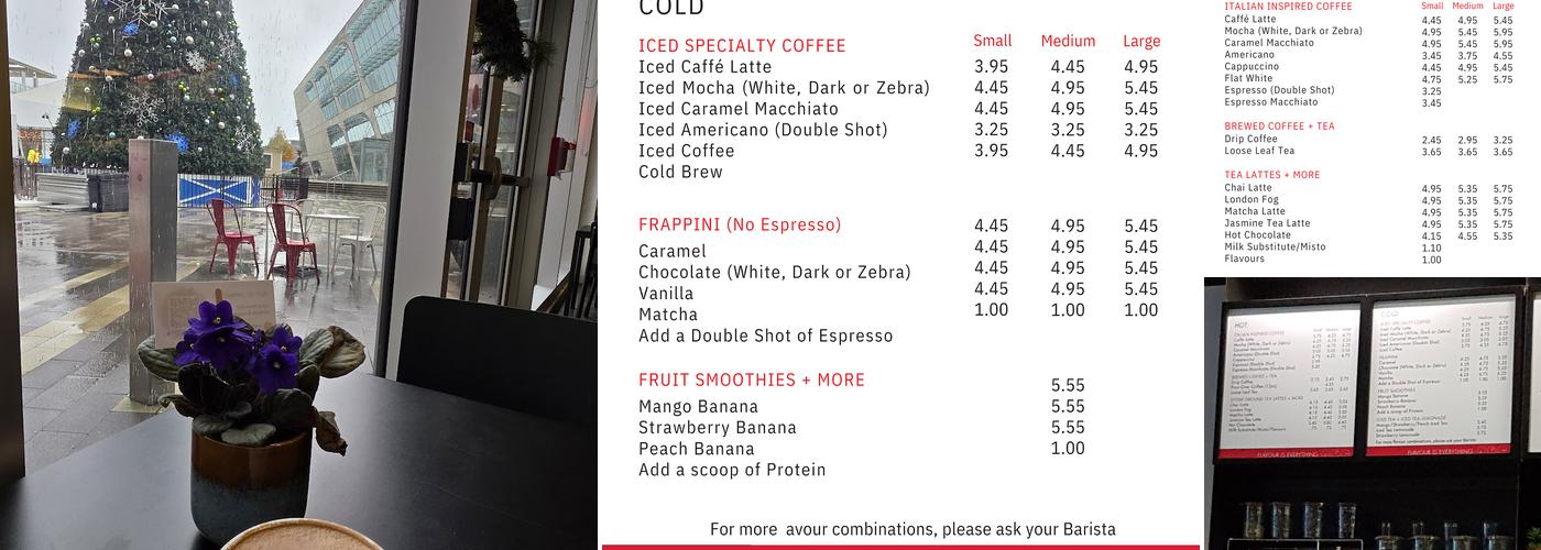 Take Five Café Menu