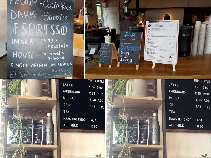Moja Coffee Menu