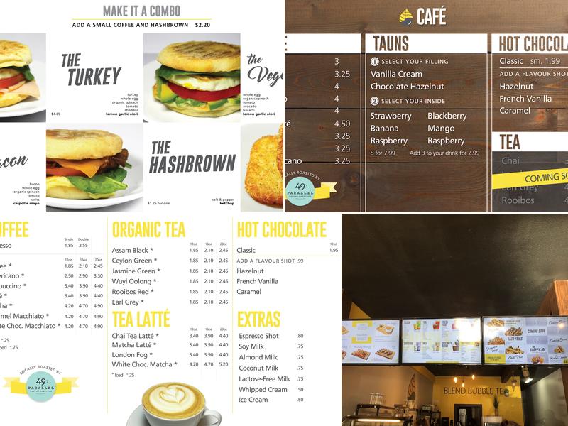 Blend Bubble Tea Menu