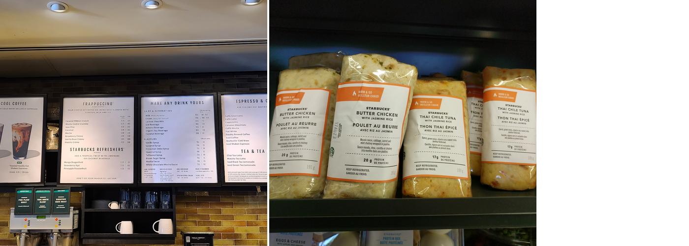 Starbucks Menu