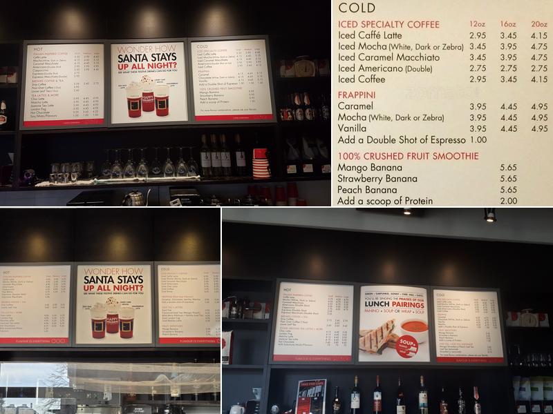 Take Five Café Menu