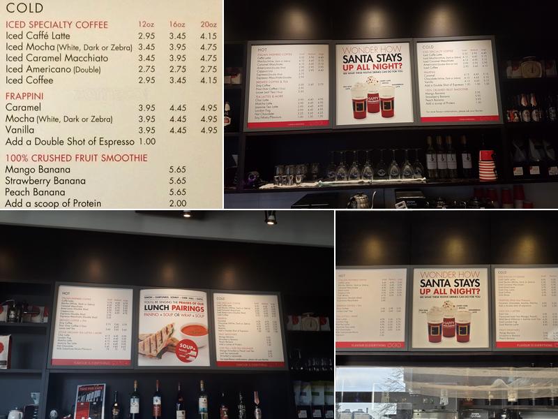 Take Five Café Menu