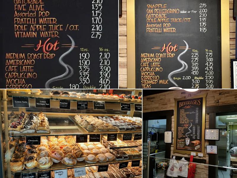 Fratelli Authentic Italian Baking Menu