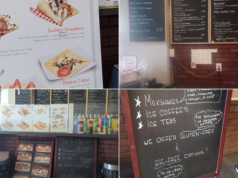 The Wafflers -Belgian Waffle Bar Menu