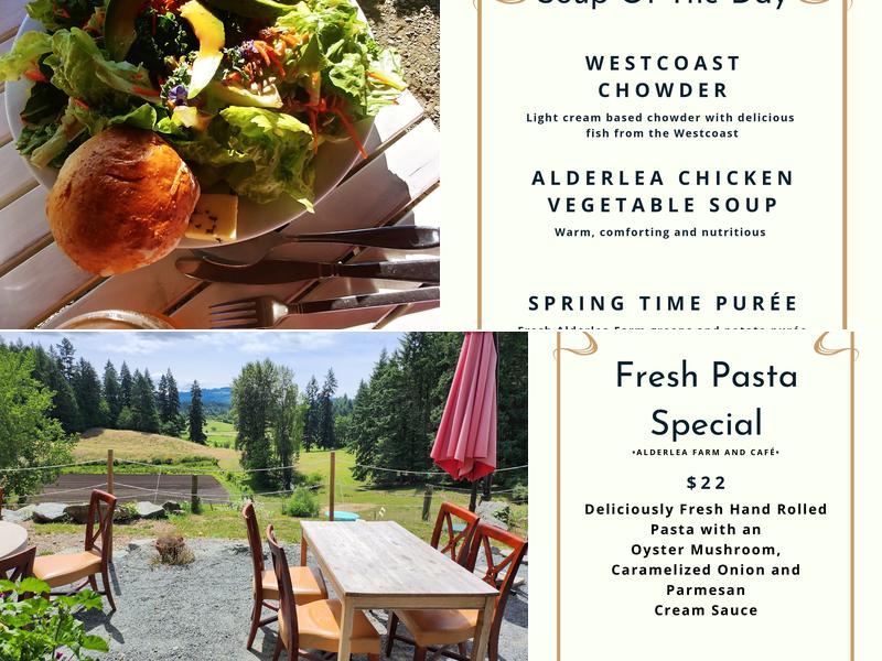 Alderlea Farm and Cafe Menu