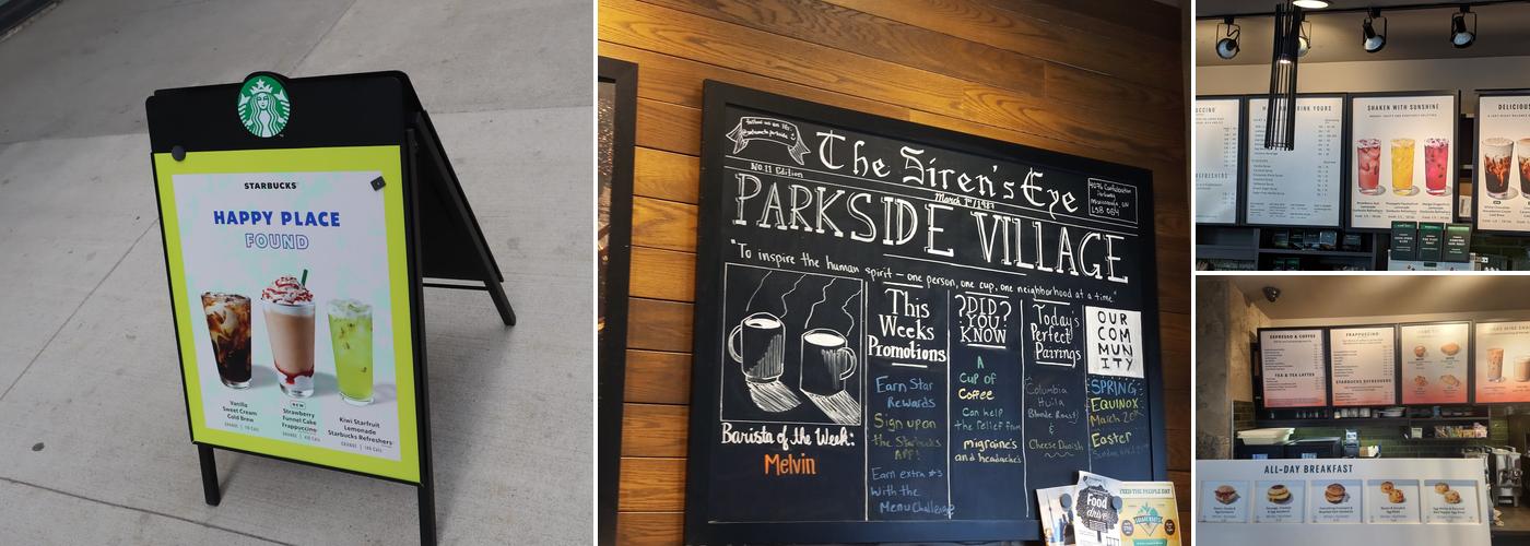 Starbucks Menu