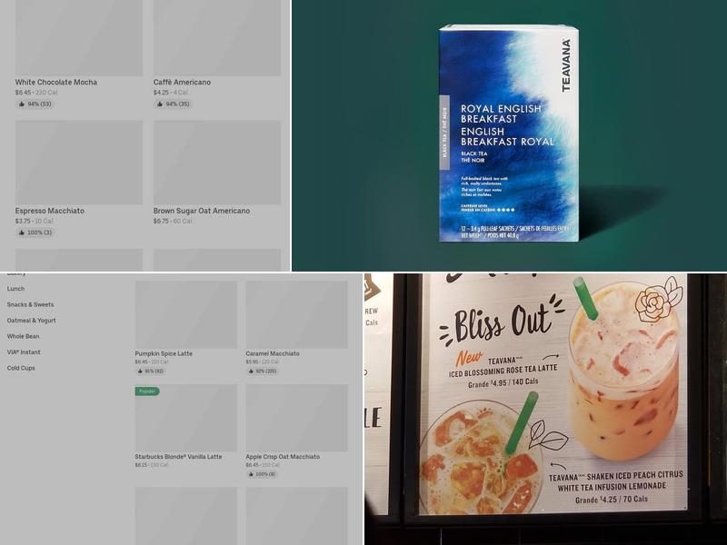 Starbucks Menu