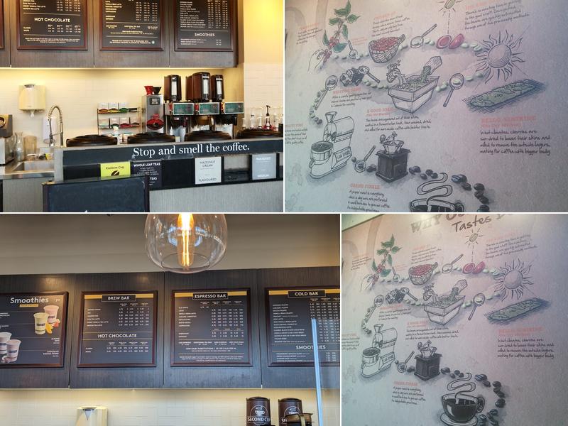 Second Cup Coffee Co. Menu