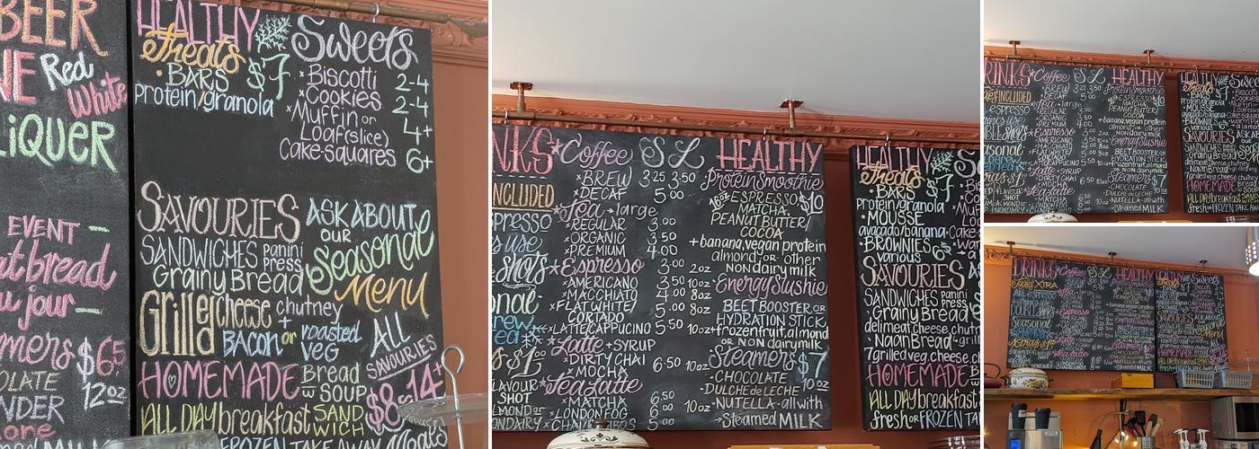 OpenStudio Art Cafe Menu