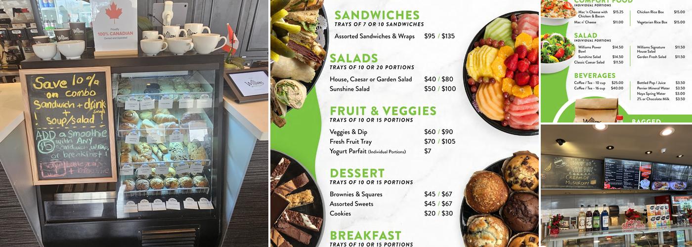 Williams Fresh Cafe Menu