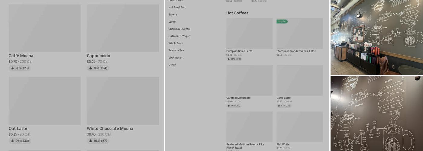 Starbucks Menu