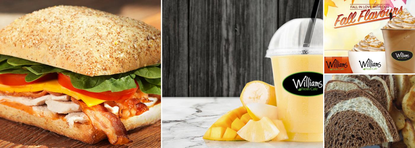 Williams Fresh Cafe Menu