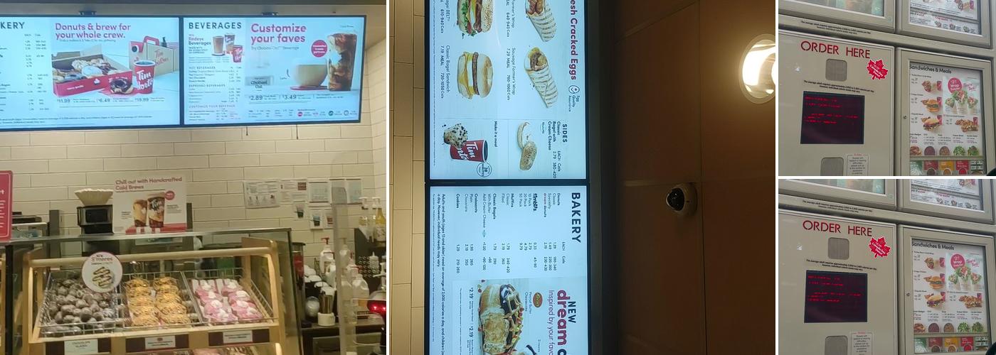 Tim Hortons Menu