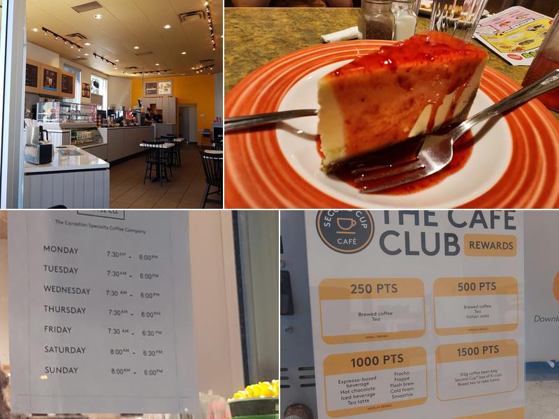 Second Cup Café Menu