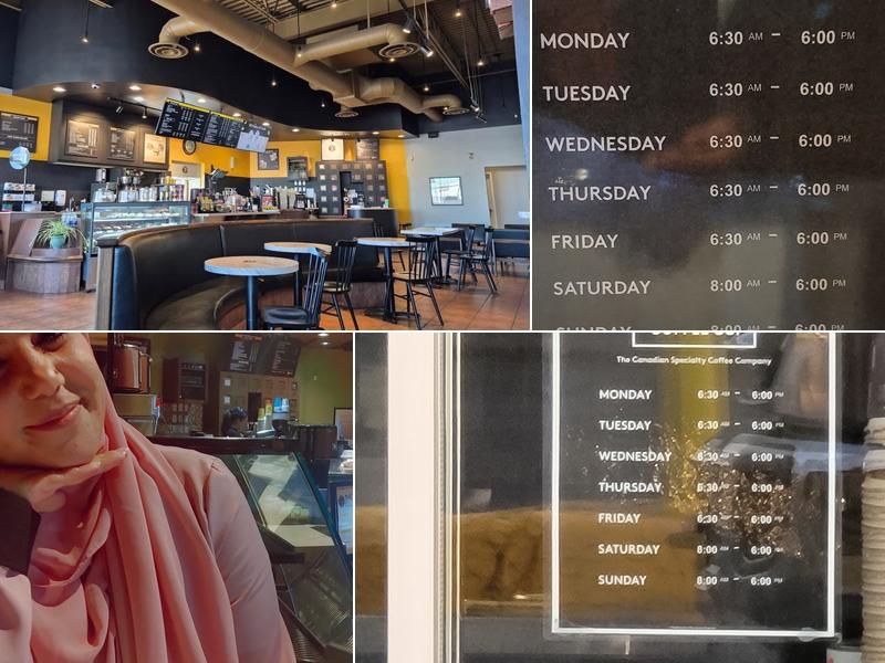 Second Cup Café Menu