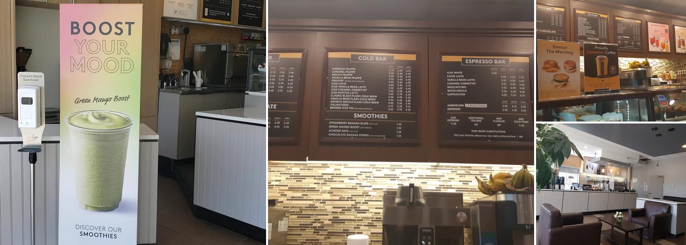 Second Cup Café Menu