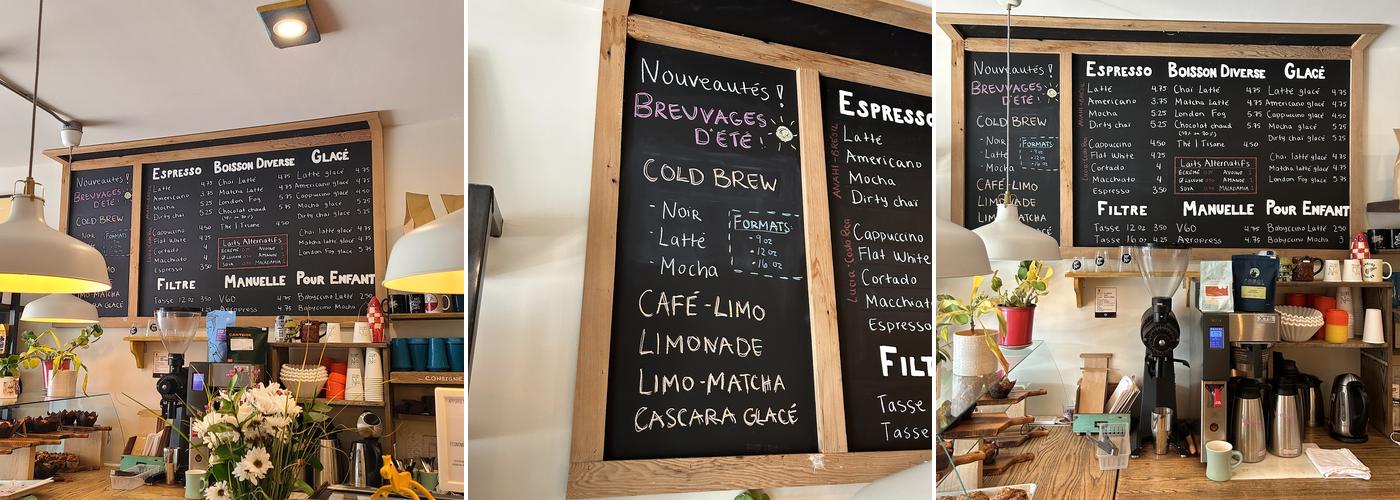 N Latté Menu