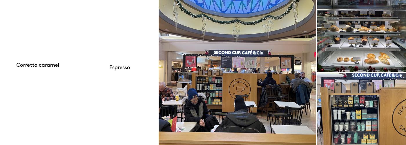 Second Cup Café Menu