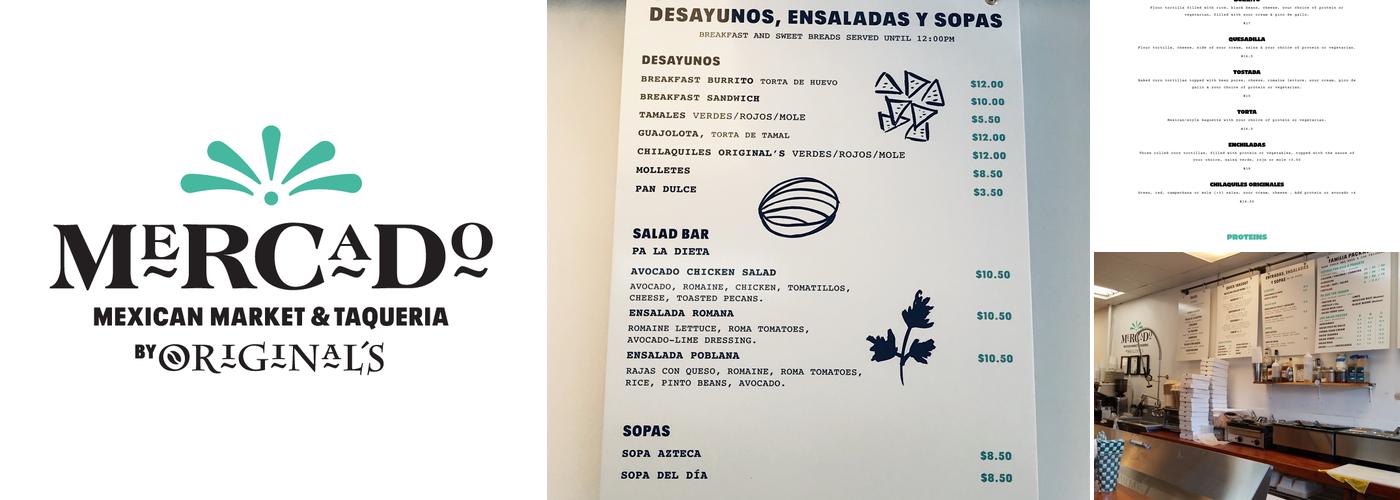 Mercado By Originals Menu