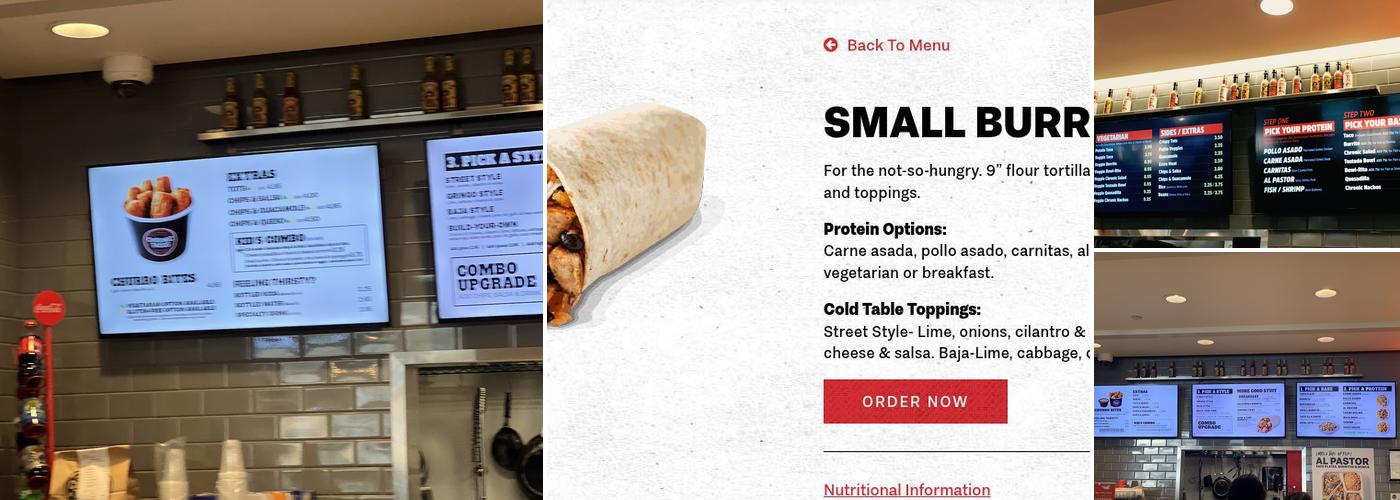 Chronic Tacos Menu