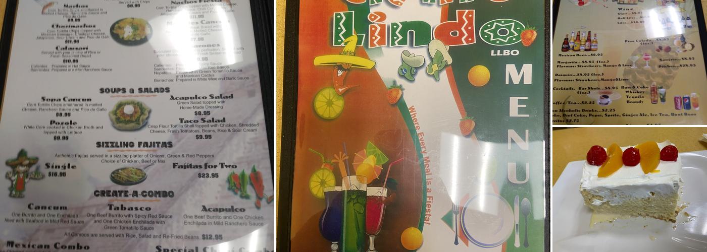 Cielito Lindo Menu