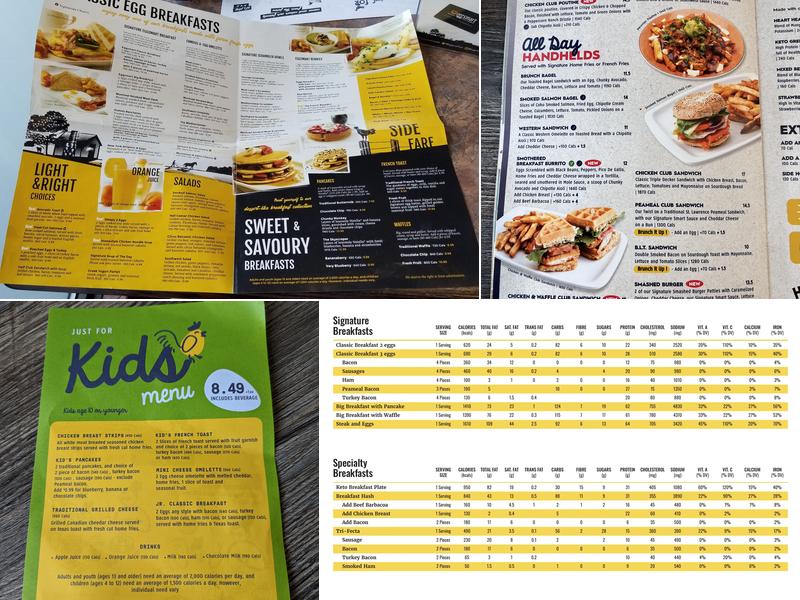 Eggsmart Menu