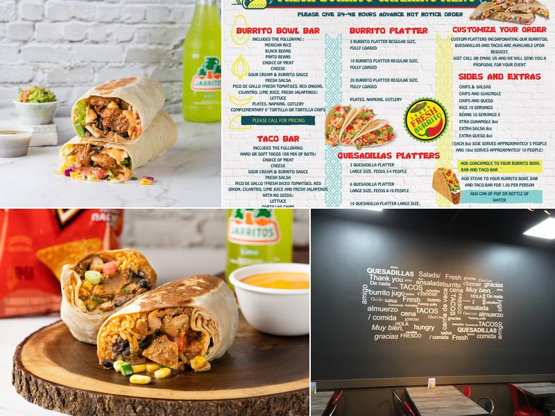 Fresh Burrito Menu