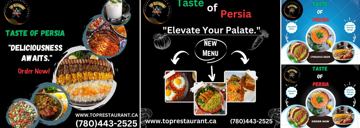 Taste Of Persia Restaurant Menu