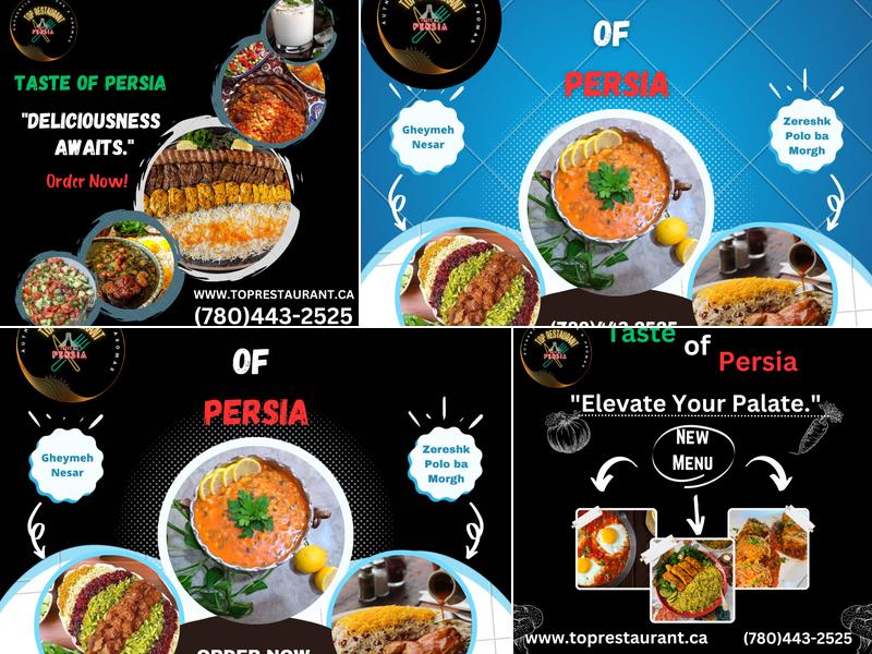 Taste Of Persia Restaurant Menu