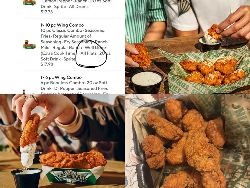 Wingstop Menu