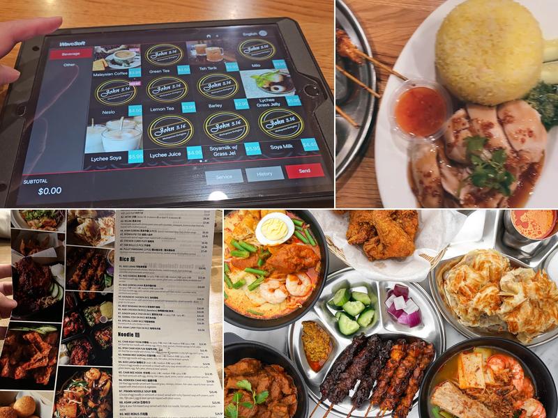 John 3:16 Malaysian Delights Menu