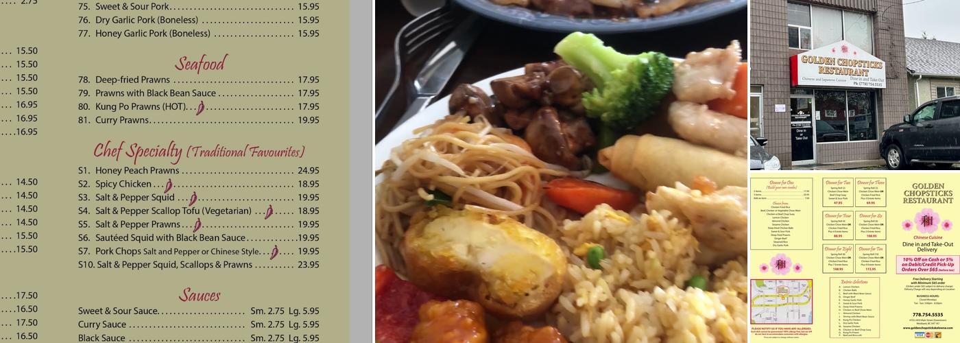 Golden Chopsticks West Kelowna Menu