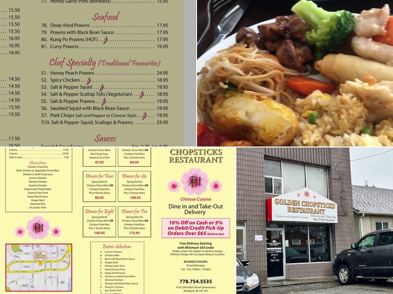 Golden Chopsticks West Kelowna Menu
