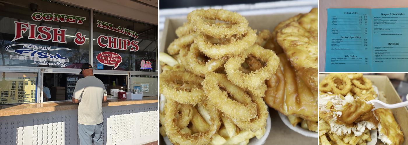 Coney Island Seafood Menu