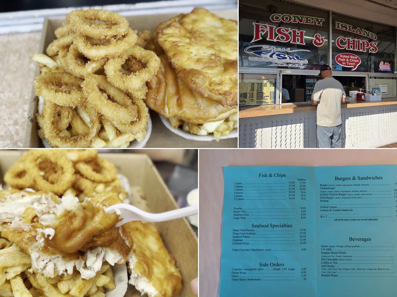 Coney Island Seafood Menu