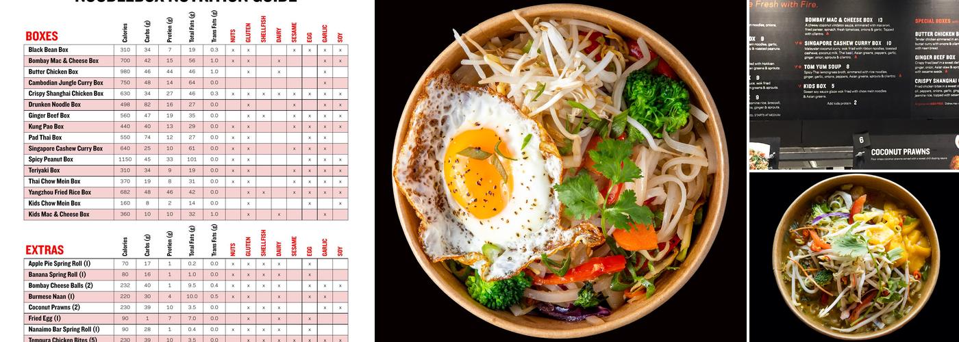 Noodlebox Menu