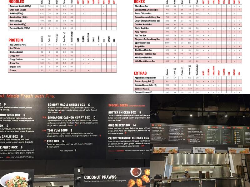 Noodlebox Menu