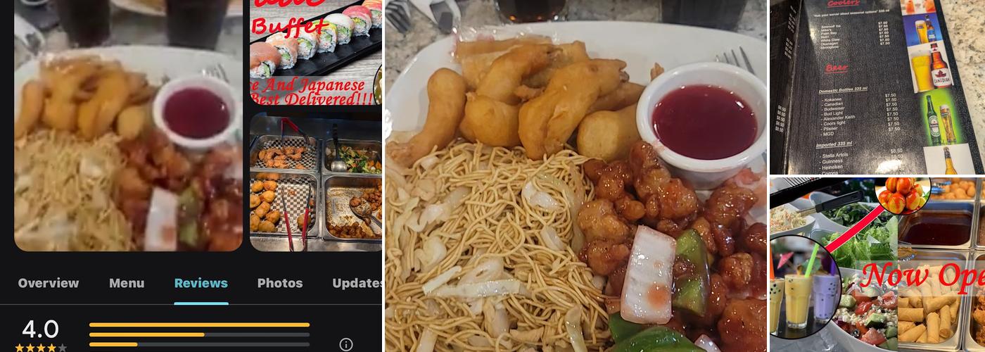 Jade Buffet Of China Menu